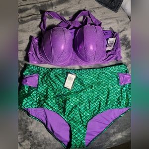 2 PC mermaid bikini from hot topic